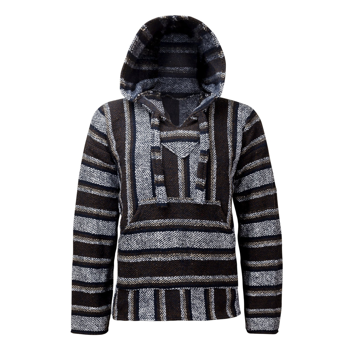 Baja Hoodie Brown Drug Rug Mens Womens MADEINMEXI.CO